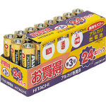 日立 アルカリ乾電池単324パック