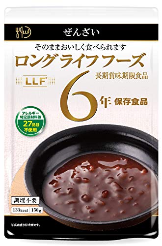ロングライフフーズ ぜんざい50袋入