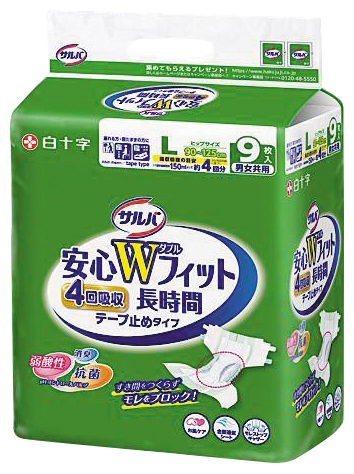 安心Wフィット Lサイズ9枚×4パック入