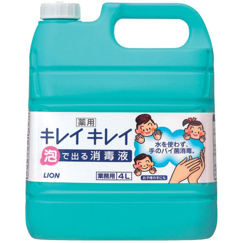 キレイキレイ 薬用泡で出る消毒液 4L