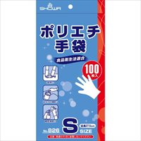 826 ポリエチ手袋100枚 S
