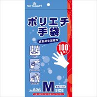 826 ポリエチ手袋100枚 M