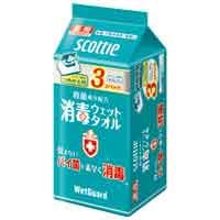 消毒ウエットタオル詰替40枚×3個