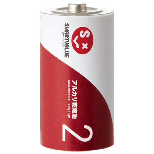 アルカリ乾電池Ⅱ 単2×2本 N222J-2P