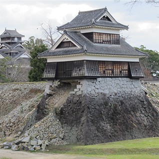 震災後の熊本城の様子