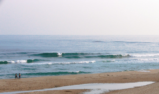 photo of Kotohikihama. 琴引浜の写真